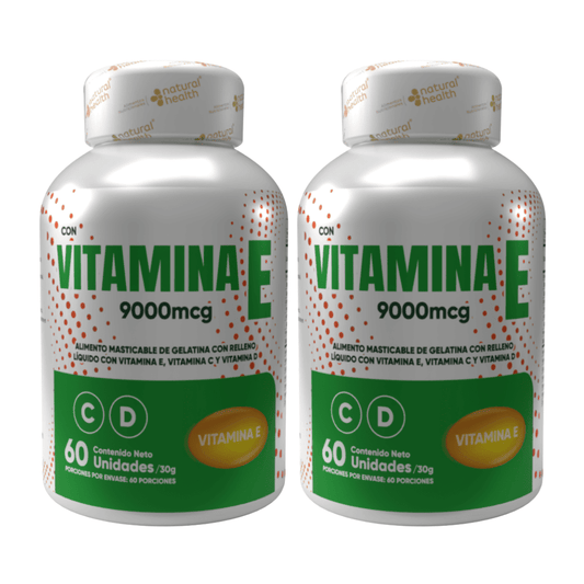 Vitamina E Natural Health Gomitas 60 Und Pack x2
